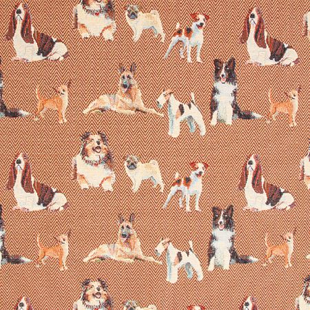 Dekorační látka se vzorem psů