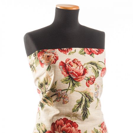 Dekorační látka květinový vzor