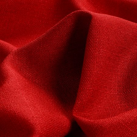 Dekorační závěsová látka červená
