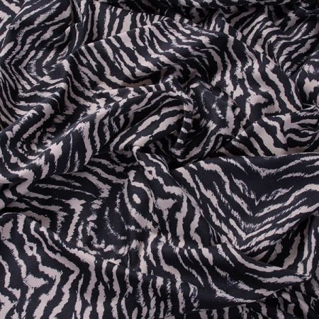 Úplet zvířecí motiv černá/béžová