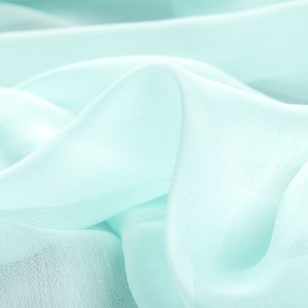 Šifon plise šanžán mint