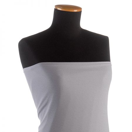 Žoržet šatový oboustranně pružný šedý