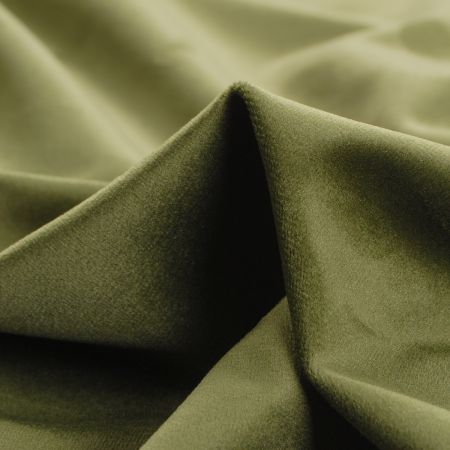 Sametová dekorační látka zelená