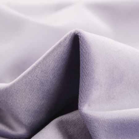 Sametová dekorační látka šedá