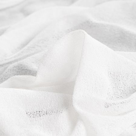 Žoržetový jemný úplet slonová kost