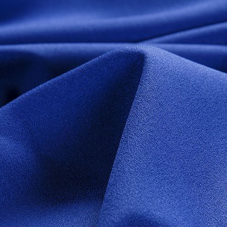 Žoržet šatový oboustranně pružný nivea modrý