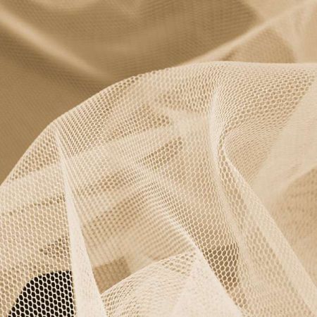 Tyl šatový meruňkový široký 280cm