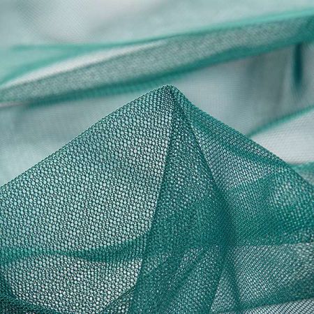 Tyl šatový tmavě zelený široký 280cm