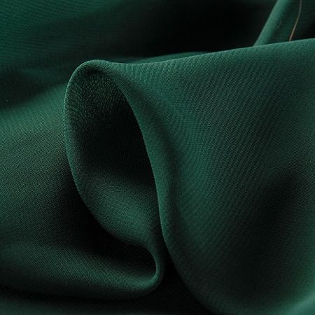 Šifon jednobarvený hladký tmavě zelený