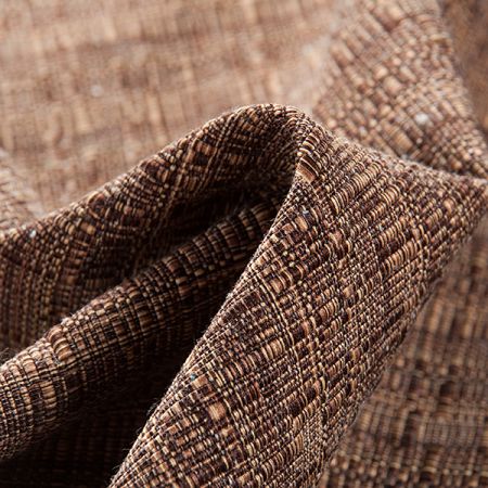 Dekorační látka Buret Plain brown