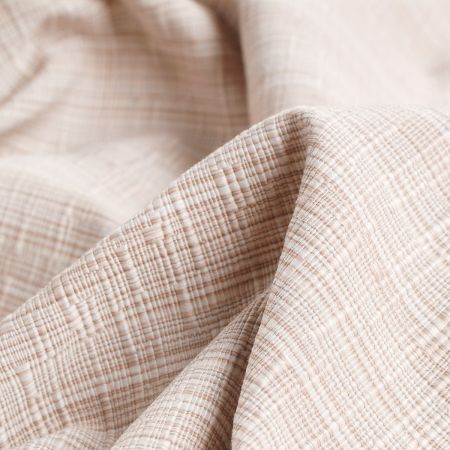 Dekorační látka Buret Plain cappuccino