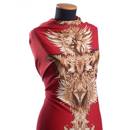 Kupón pevnější úplet hlavicový motiv