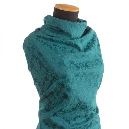 Brokát žakár petrolej