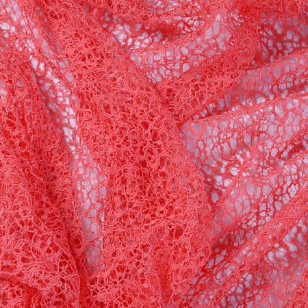 Pružná krajka síť lososová