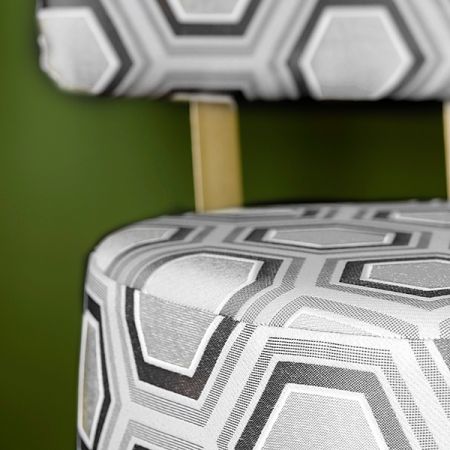 Látka retro vzor hexagon