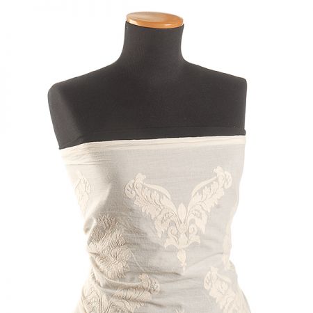 Bavlněná krajka madeira smetanovobéžová