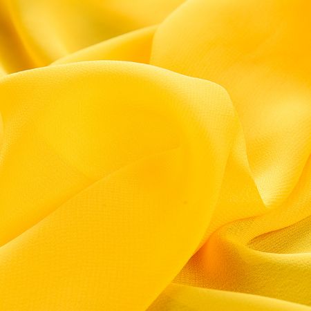 Šifon jednobarevný hladký žlutý  II.jakost