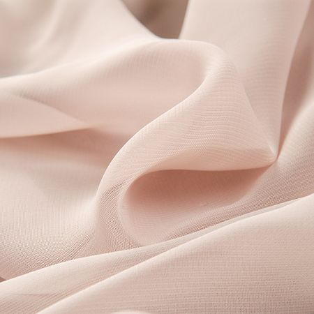 Žoržet jednobarevný hladký sv.hnědý