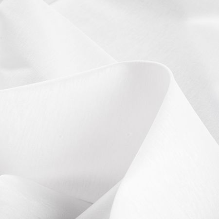 Taft pružný bílý