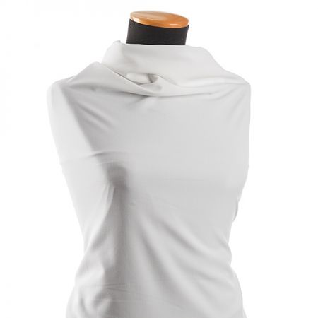 Kostýmová letní látka směs bílá