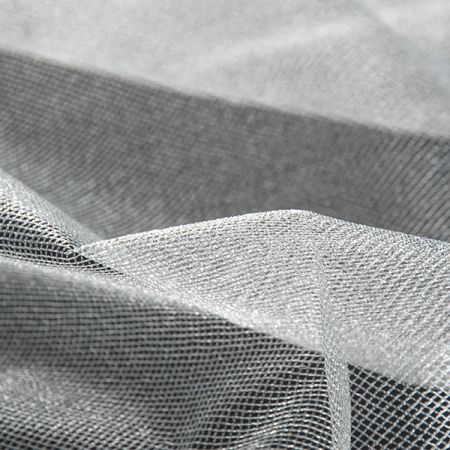 Tyl šatový stříbrný šíře 160 cm