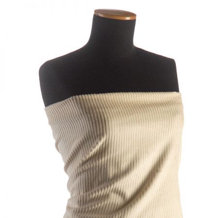 Manšetr pružný bavlněný smetanový