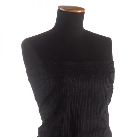 Manšetr pružný bavlněný černý