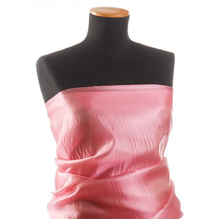 Organza perleť růžovosmetanová