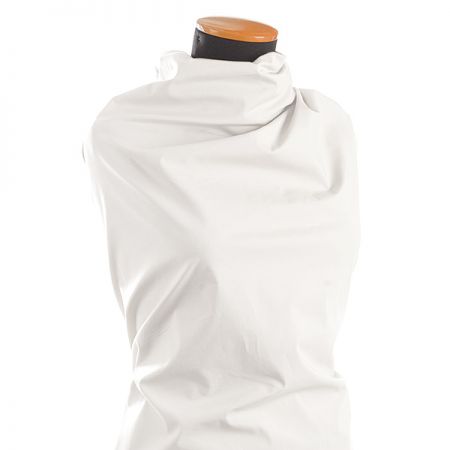 Pružná látka bavlna směs slonová kost