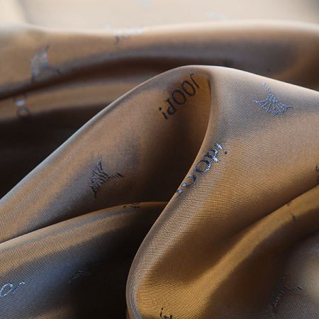 Podšívka žakárová JOOP šanžán zlatomodrá JOOP