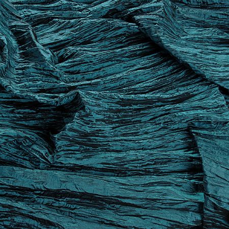 Taft kreš plastický šanžán tmavý petrol