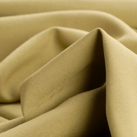 Bavlněná látka pružná olivově zelená