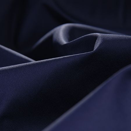 Pružná látka bavlna směs košilovina temně modrá