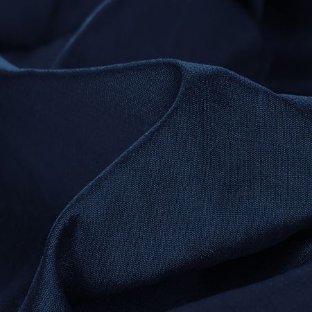 Šantung hedvábí tm.modrý