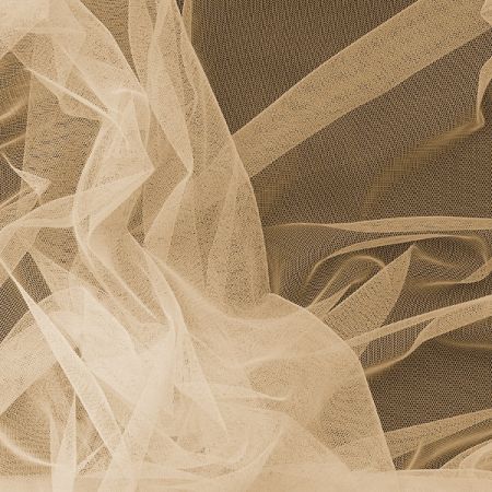 Tyl šatový jemný béžové barvy