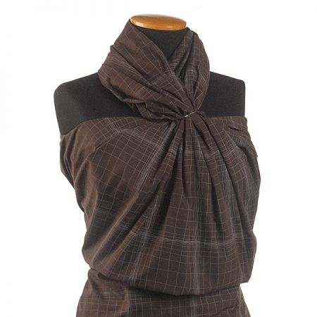 Bavlněná košilová látka geometrický motiv