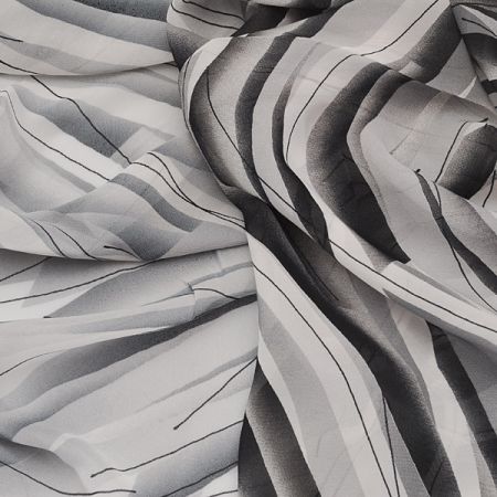 Jemný šifon z kolekce Black and White