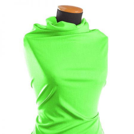 Bavlněná látka pružná jasně sv.zelené barvy