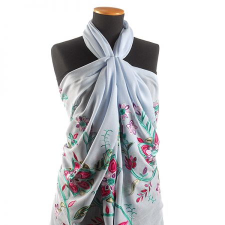 Madeira barevné květy modrá