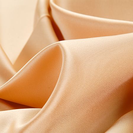 Satén taft hladký jemný béžovozlatý