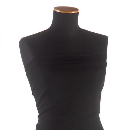 Úplet viskozový lesklý černý