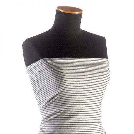 Úplet bavlněný jemné proužky