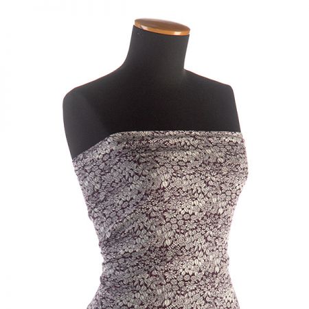 Úplet viskozový matný drobné květy