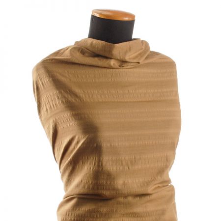 Bavlněný žakárový etamín geometrický vzor