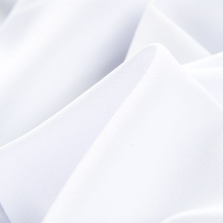 Žoržet šatový oboustranně pružný sněhově bílý