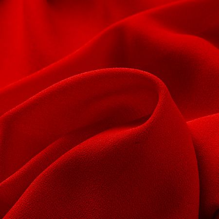 Žoržet pružný jednobarevný červený