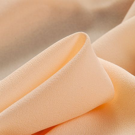 Žoržet pružný jednobarevný tělově béžový