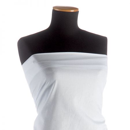 Bavlněná látka proužky modré