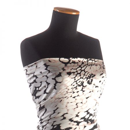 Hedvábný satén abstraktní vzor 