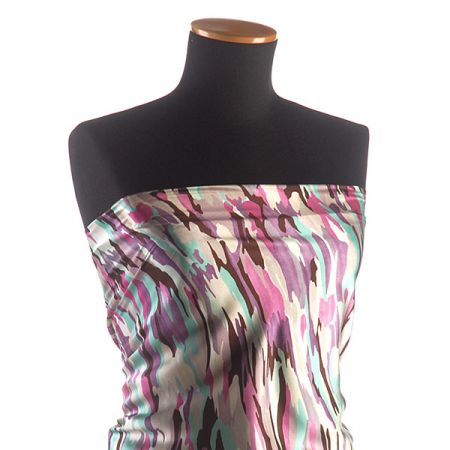 Hedvábný satén abstraktní vzor